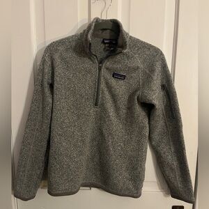 Gray Half-Zip Patagonia Sweater
